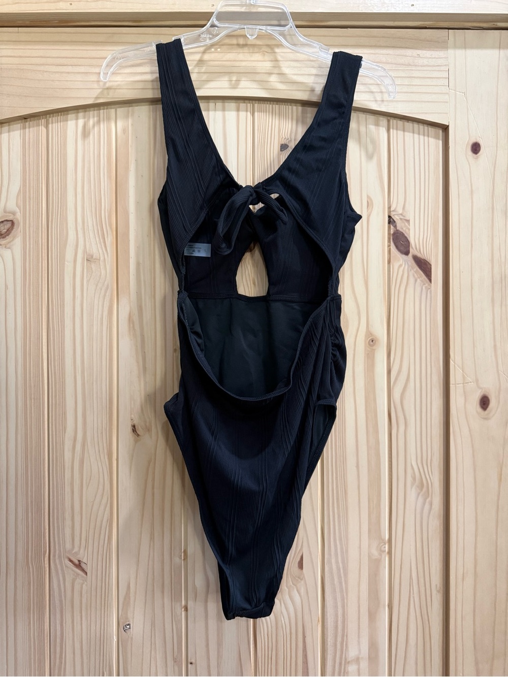 Target Black Twist Front One-Piece Maternity Swimsuit - Picture 6 of 9